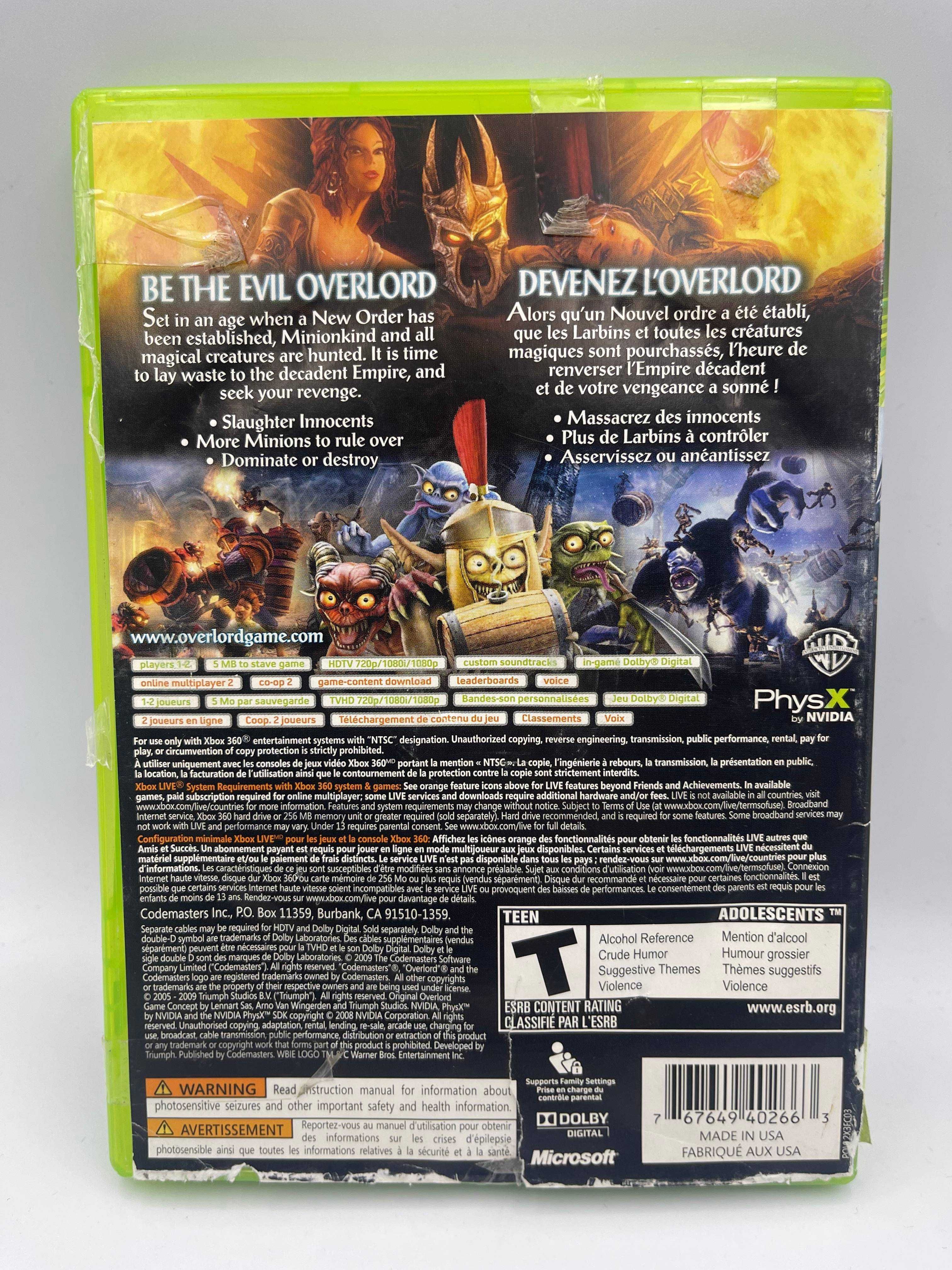Overlord II Xbox 360