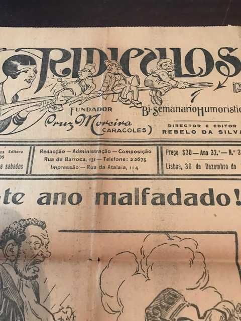 Jornal Diário Noticias e Os Ridículos 1937/1936