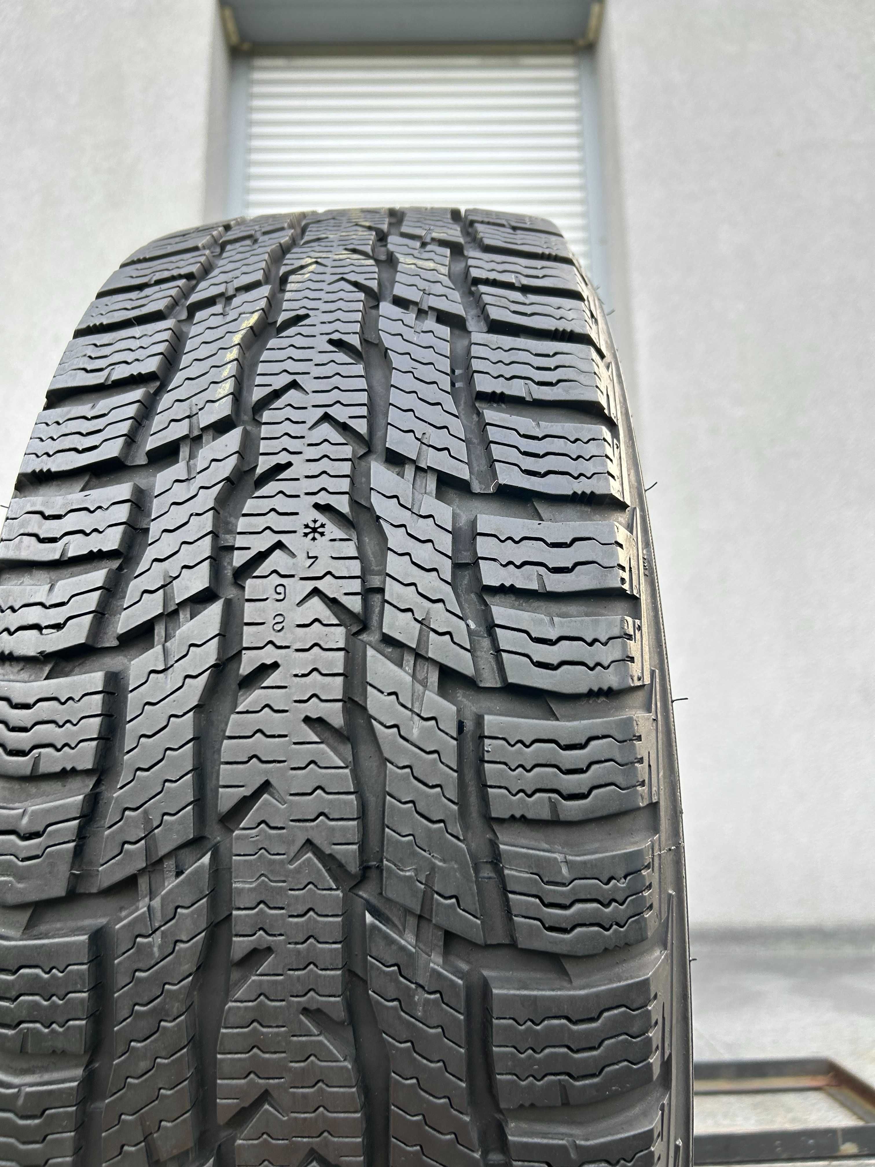 2 szt zimowe 225/55R17C Nokian 8,2mm 2019r świetny stan! fv23% Z1578