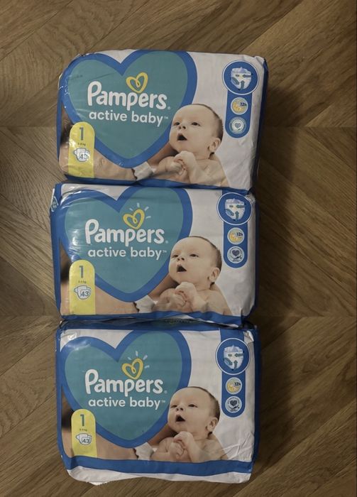 Pieluszki Pampers Active Baby 1 3 paczki