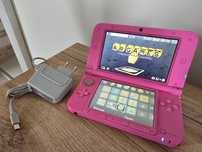Konsola Nintendo 3DS XL Pink Różowa + ładowarka + karta SD Samsung