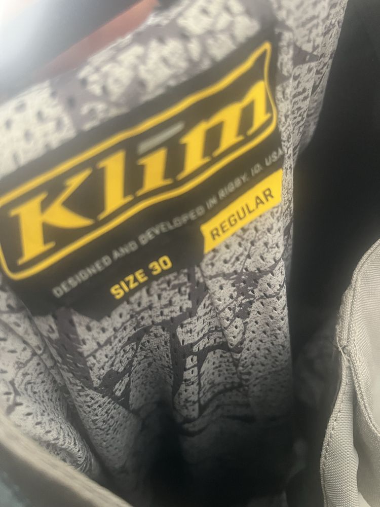 Klim carlsbad calças de mota aventura goretex