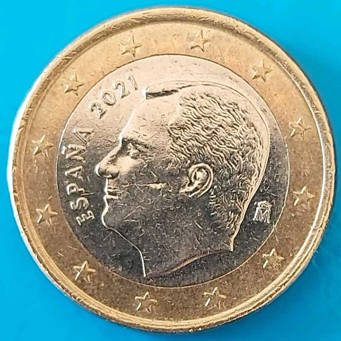 1 Euro de 2021 de Espanha, Filipe VI