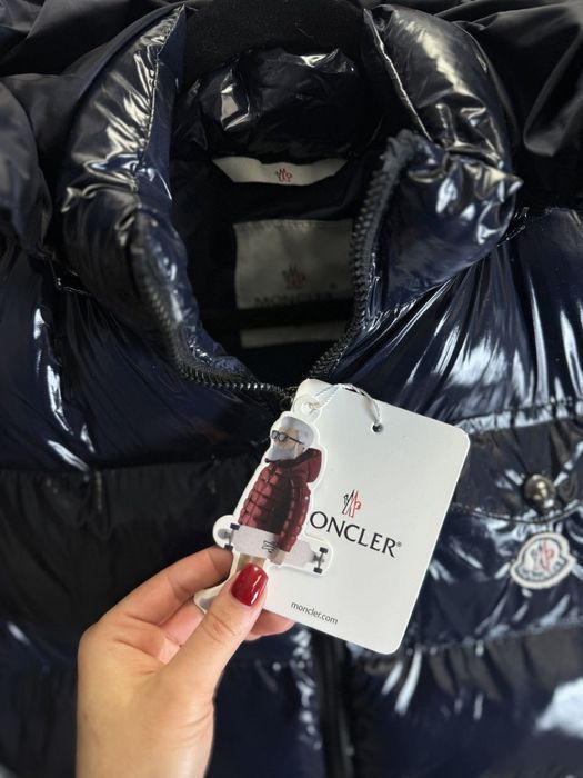 MONCLER MAYA 2025!Мужская темно-синяя жилетка весеняя унисекс жилет