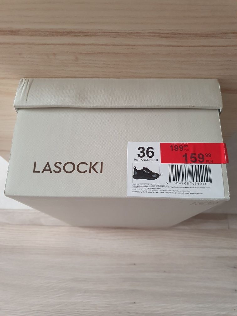 Czarne sneakersy Lasocki/r.36