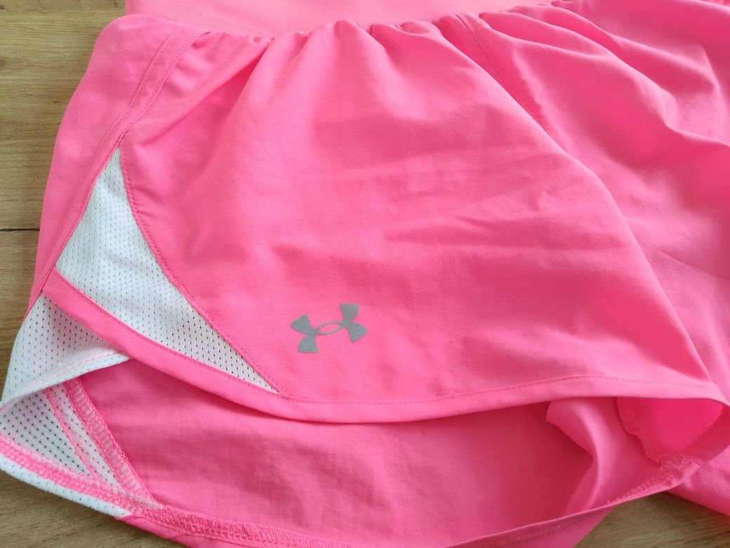 Under Armour krótkie spodenki sportowe treningowe szorty różowe XS