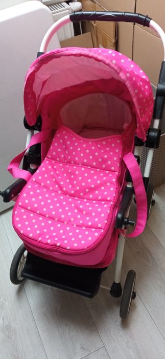 Wózek dla lalek 2 w 1 głęboki i spacerówka