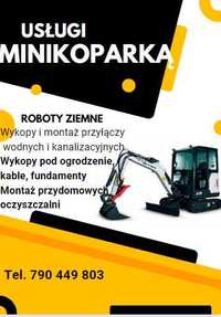 Hydraulik , usługi Minikoparką ,Udrażnianie odpływów , serwis .