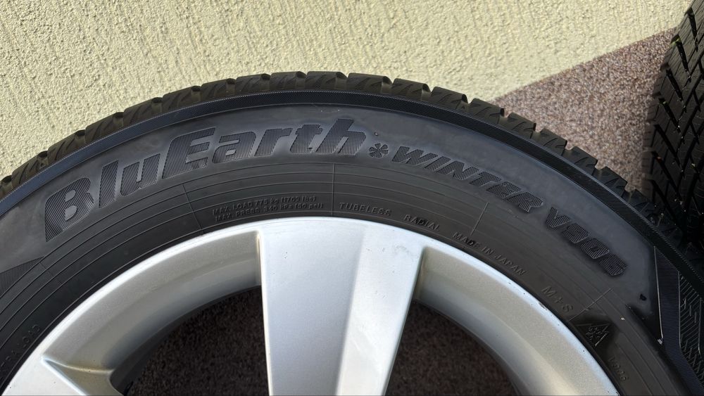 Oryginalne koła felgi 16 5x112 Skoda opony zimowe Yokohama 215/60R16