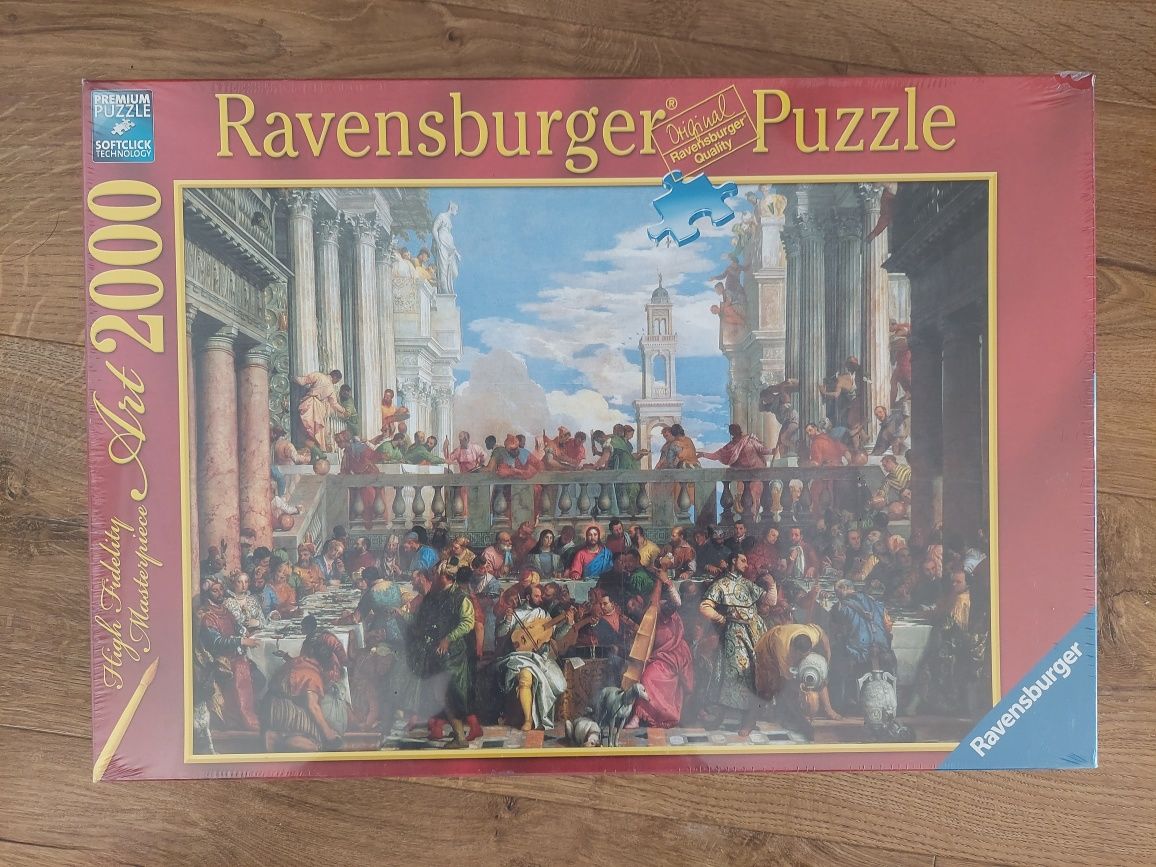 Puzzle Ravensburger 2000 Veronese Wesele w Kanie Galilejskiej malarstw