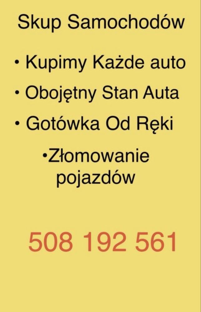 Skup AUT • Skup Samochodów • Złomowanie Pojazdów •