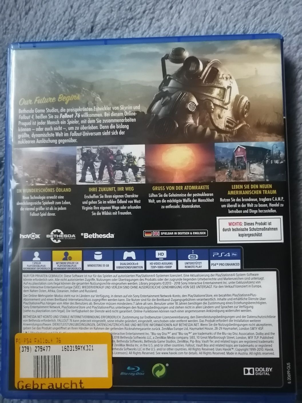 Fallout 76 для PlayStation 4