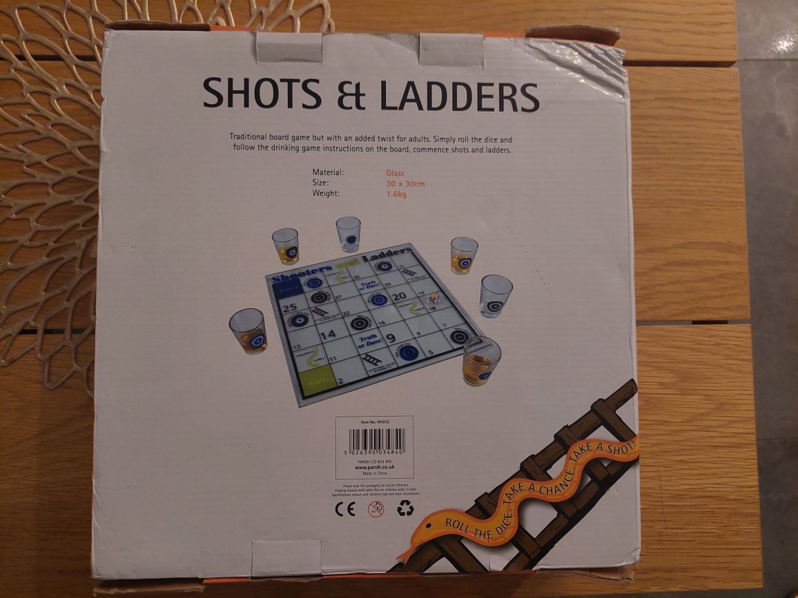 Shots & Ladders, gra planszowa, game, drink game, rozrywka, zabawa
