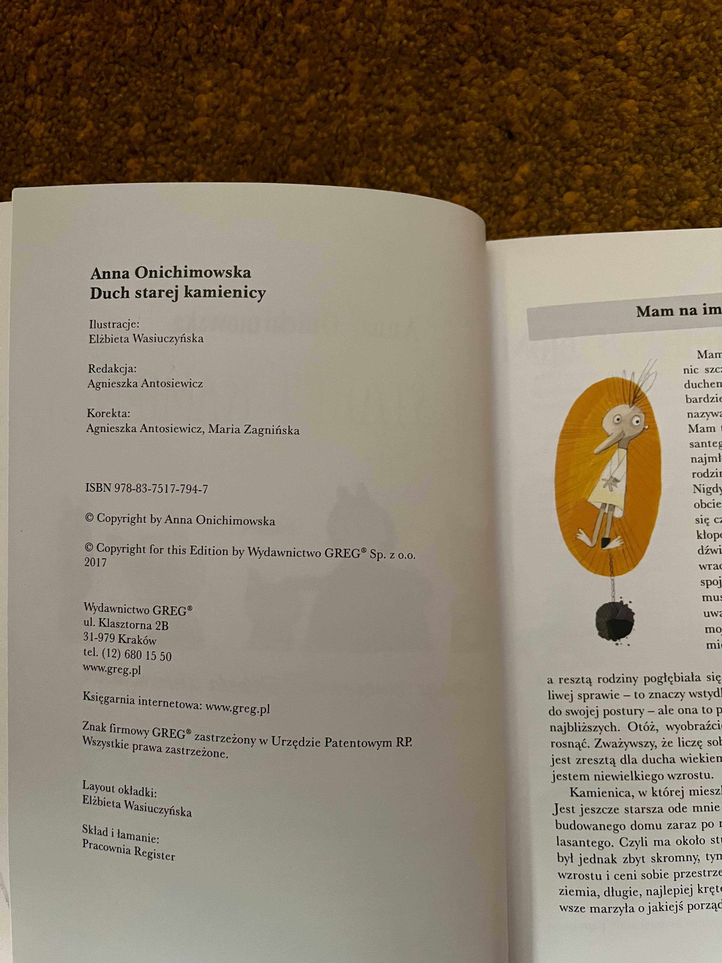 Duch starej kamienicy - Anna Onichmowska