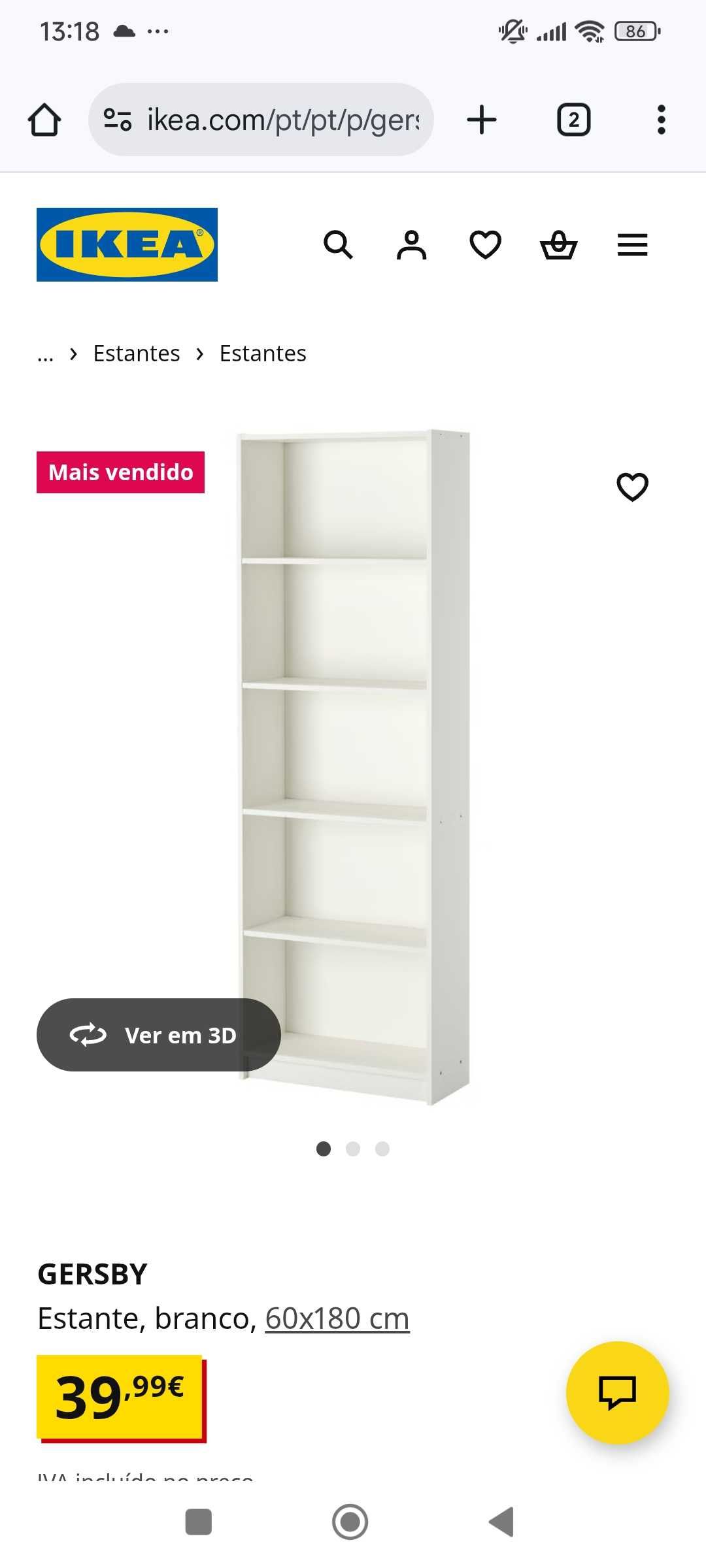Estante Ikea Gersby Usada