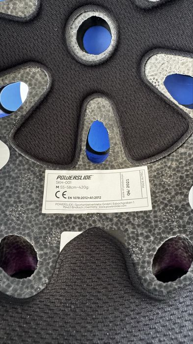 Шолом для підлітків та дорослих PowerSlide 55-58 см