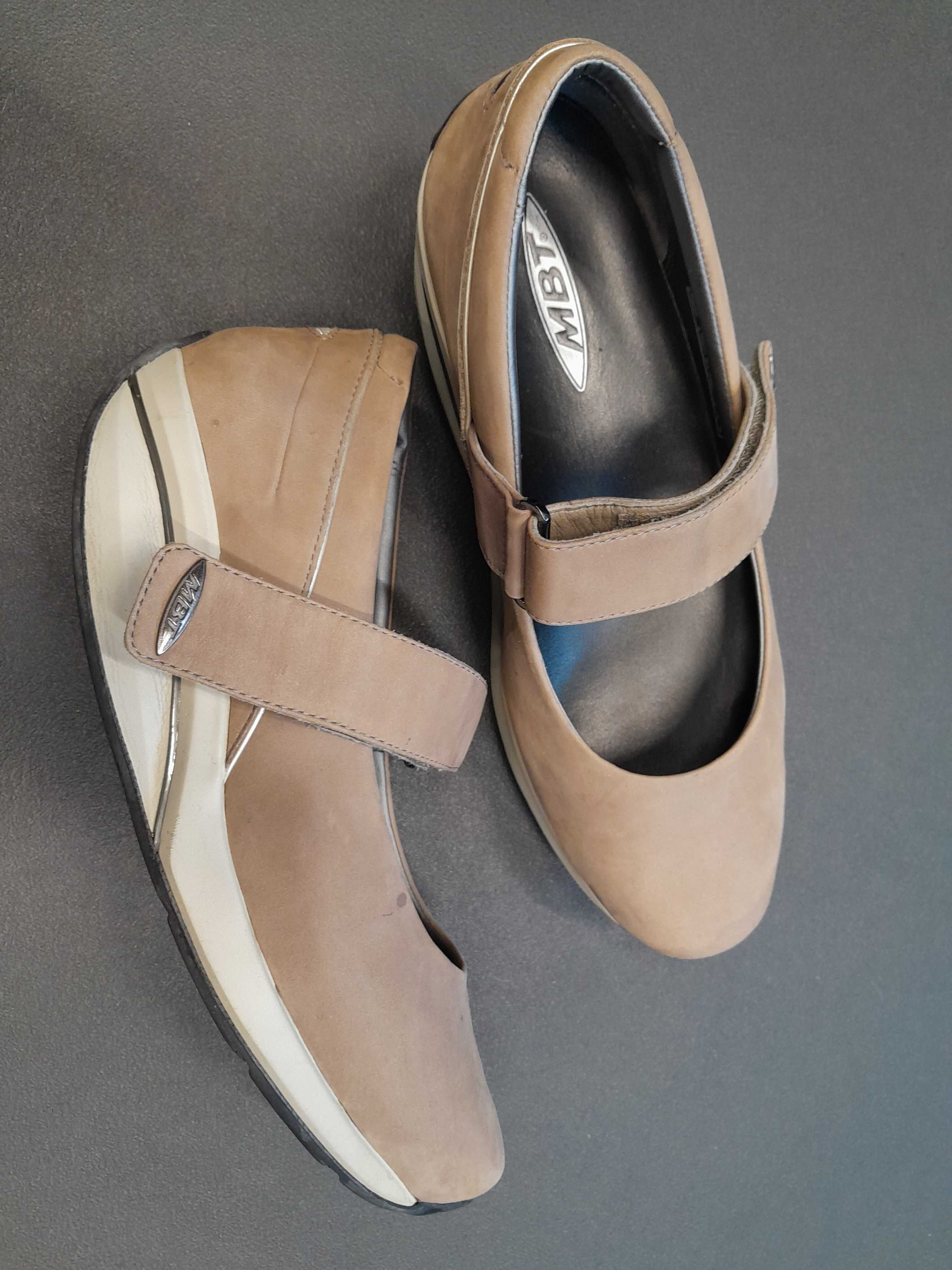 MBT Kesho Mary Jane Rocker Walking Shoes Nubuck. 39