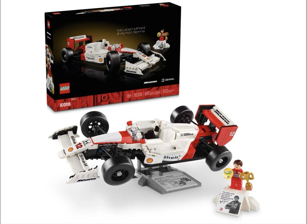 Lego ayrton senna novo