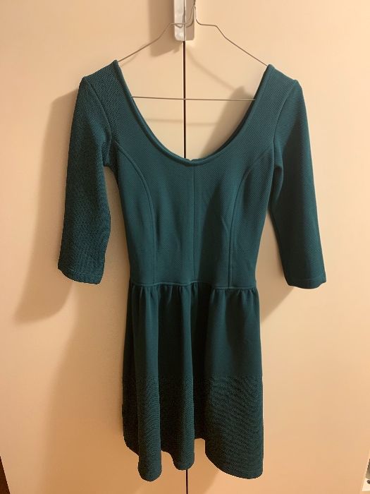 Vestido verde Zara