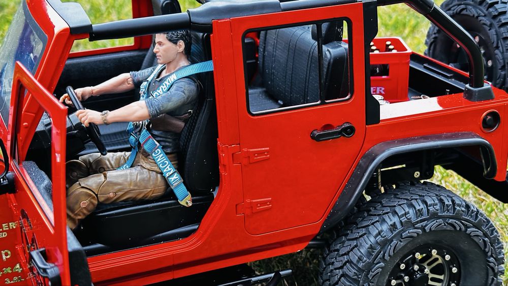 SCX 10 TFL Jeep Wrangler  RTR RC , carbon hobbywing scaler 1/10 TRX4