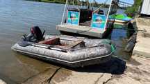 Ponton Kolibri KM-330D LIMITED z kilem,  Yamaha 15 HP