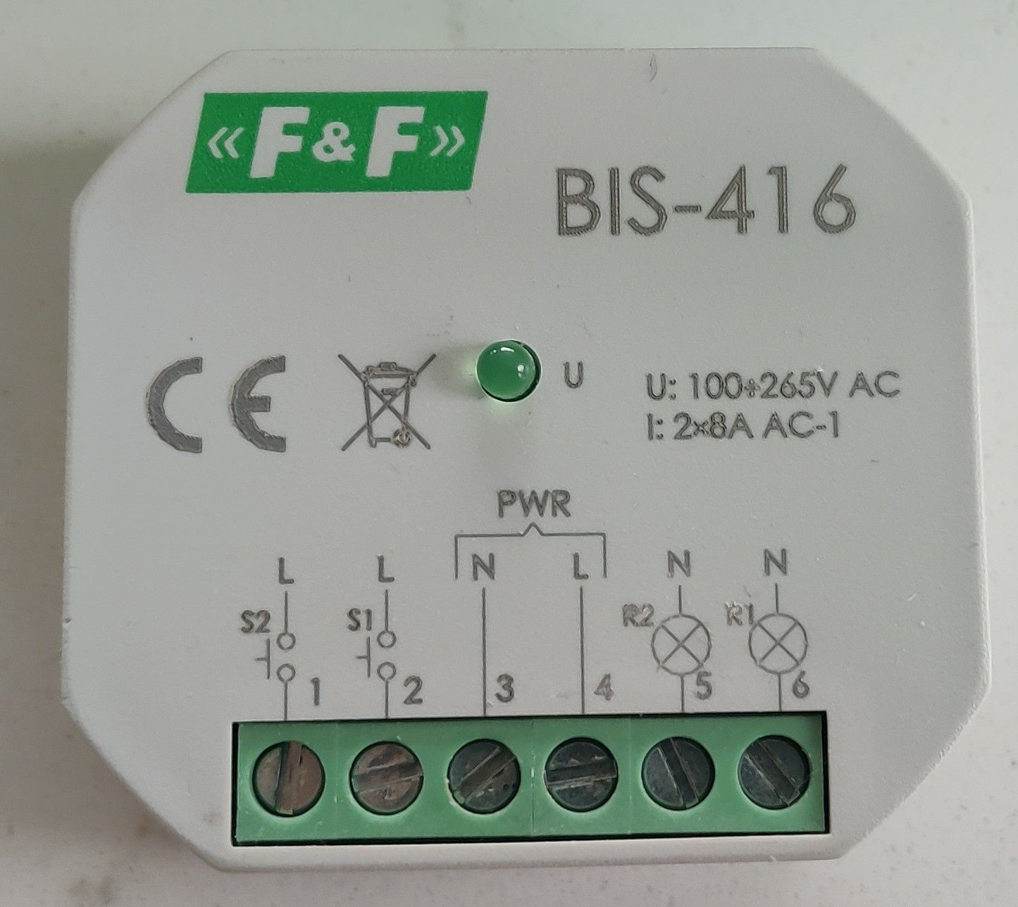 Przekaźnik bistabilny BIS-416