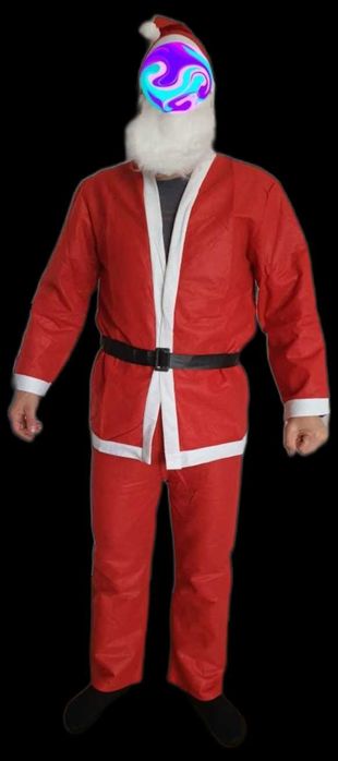 Strój Mikołaj Przebranie Świętego Mikołaja Kostium Uniwersalny