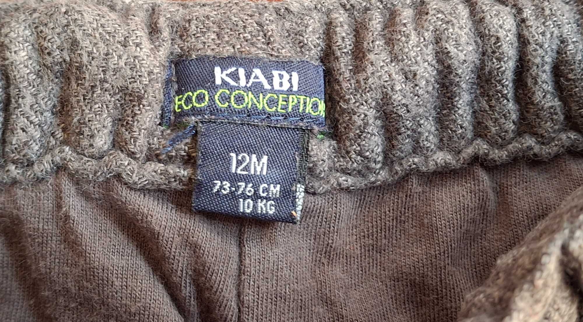 Calças Cinzento Escuro Kiabi 12 meses