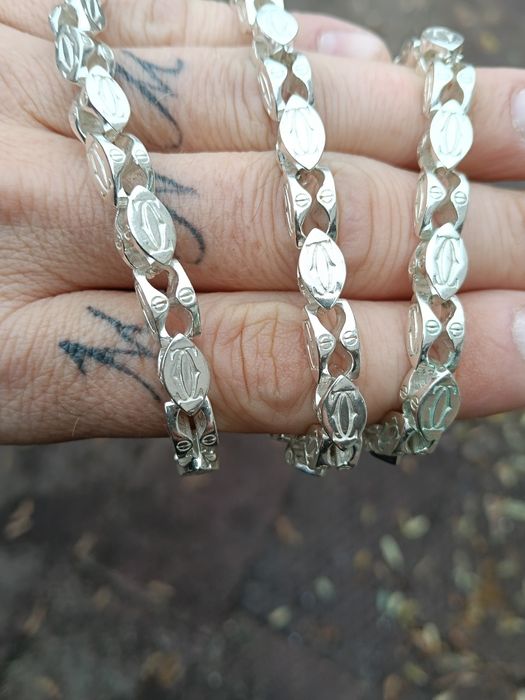 Srebrny łańcuszek Cartier