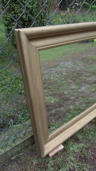 piękne duże dębowe stare lustro stan bdb wysyłka dowóz