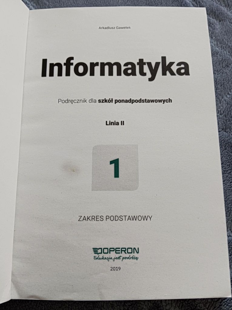 Podręcznik do informatyki kl.1