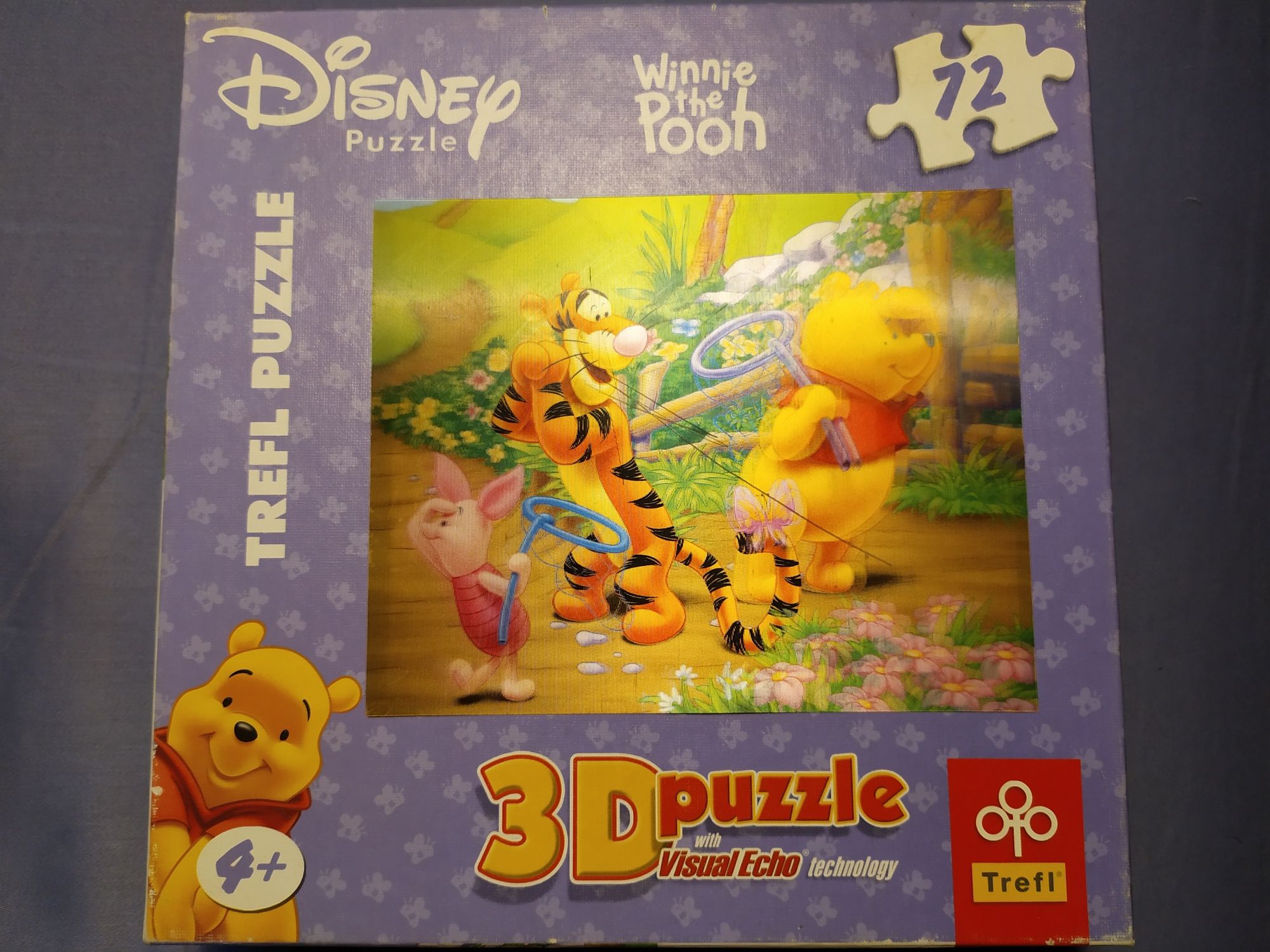 Puzzle 3D Kubuś Puchatek 4+ Trefl 72 elementy Disney