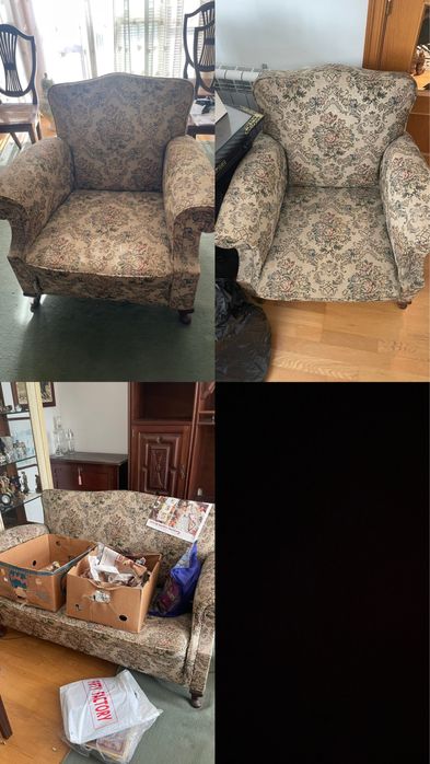 Conjunto de 3 sofas Vintage