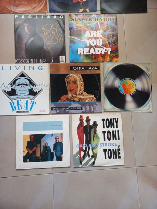 Pack 10x discos maxi bee ges ,ofra haza , pagliaro , jomanda