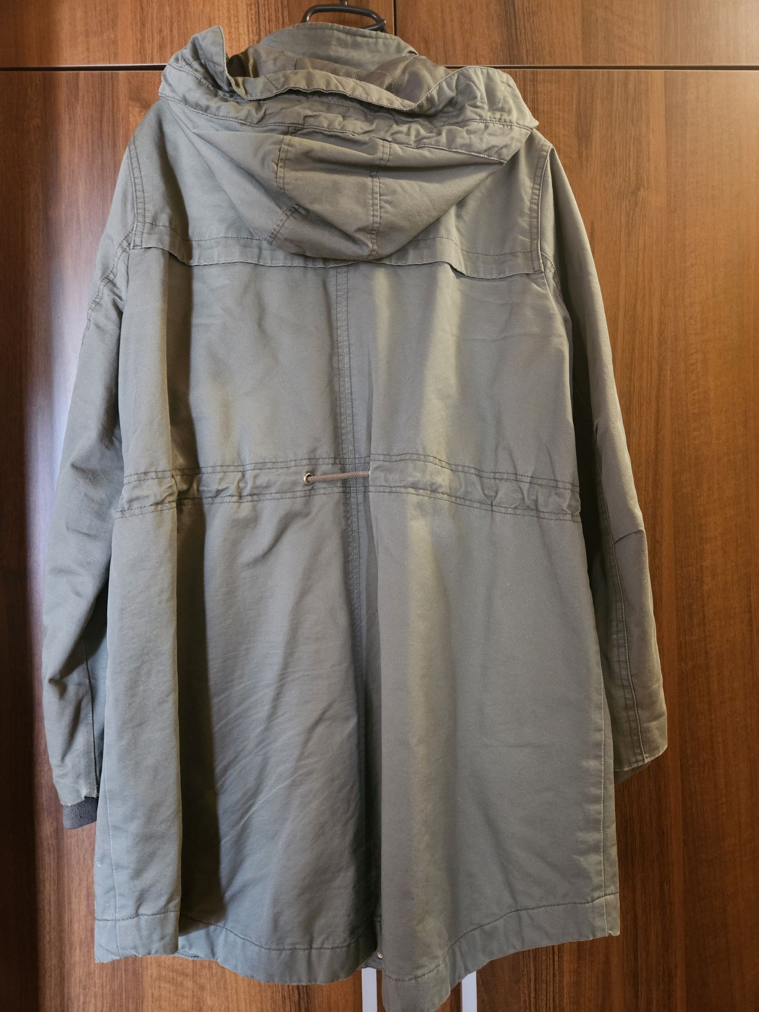 Kurtka parka jesień khaki rozm 48 h&m