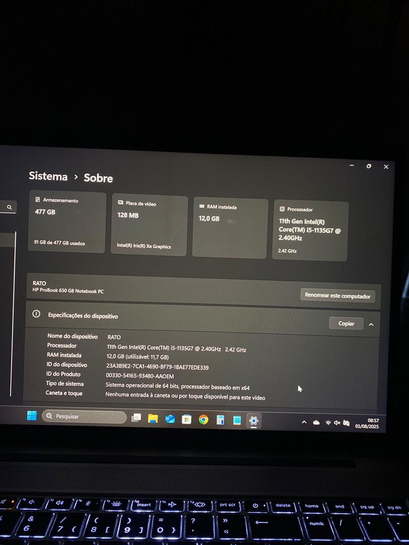 Computador HP em muito bom estado