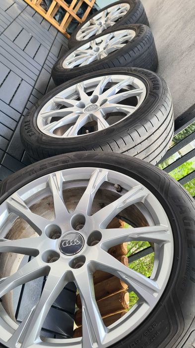 Alufelgi 17' 7,5 ET38 Audi oryginalne +Goodyear Eagle F1 225/50/17 94Y