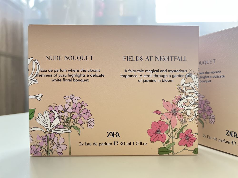 Духи Zara Nude Bouquet + Fielda at Nightfall 2 X 30 ml
