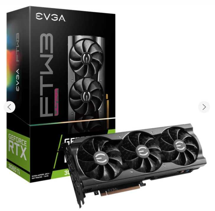 Відеокарта EVGA GeForce RTX 3060 Ti FTW3 ULTRA GAMING