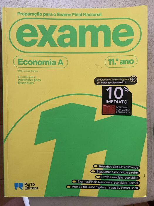 Livro de preparação Exame Final  Economia A 11° ano