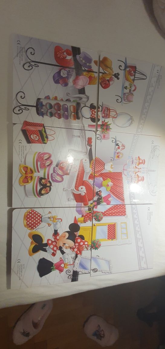 Książeczki Minnie Mouse- puzzle