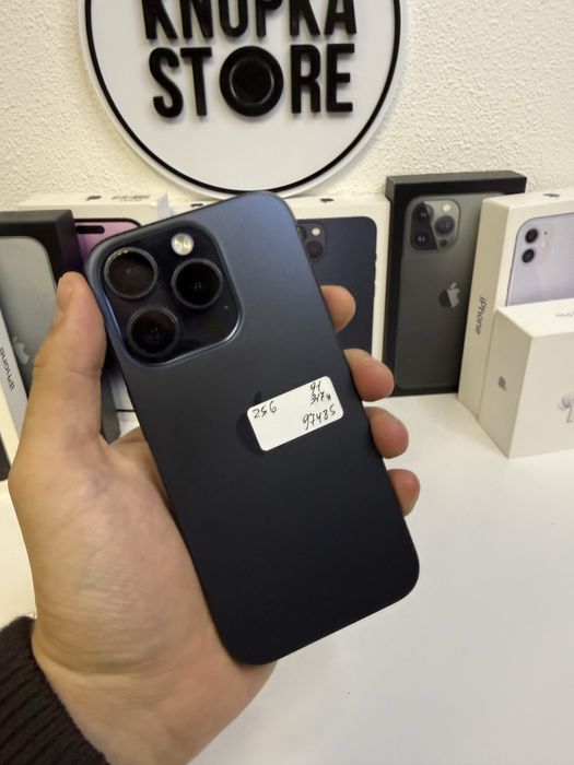 iPhone 15 Pro 256 Gb фіз сім + есім Blue Neverlock Гарантія