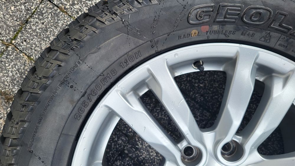 Koła pajero 265/60/18 AT Yokohama nowe opony 6x139,7