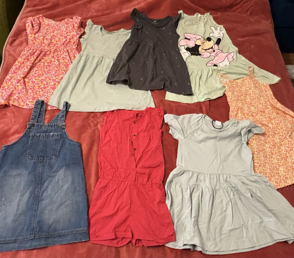 Футболка  шорты платье сукня джинсовые микки zara hm next 128