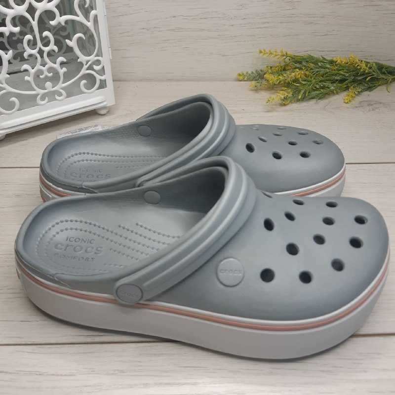 Кроксы на платформе Crocs Platform разные цвета женские кроксы