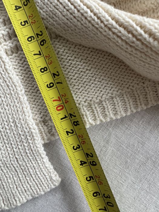 Kardigan bawelniany z azurowym wzorem