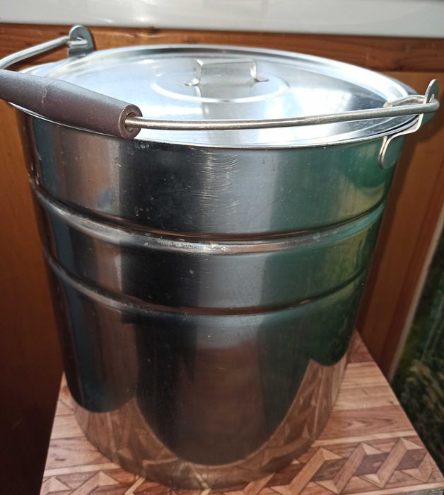 Бак ведро на 15 л нержавейка ссср