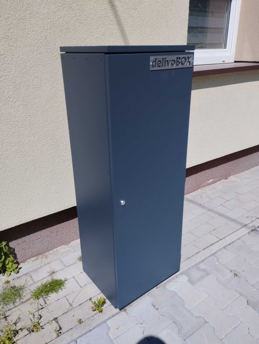 Prywatna skrzynka na paczki Delivobox X1 45/37/125 RAL 7016 Grafit