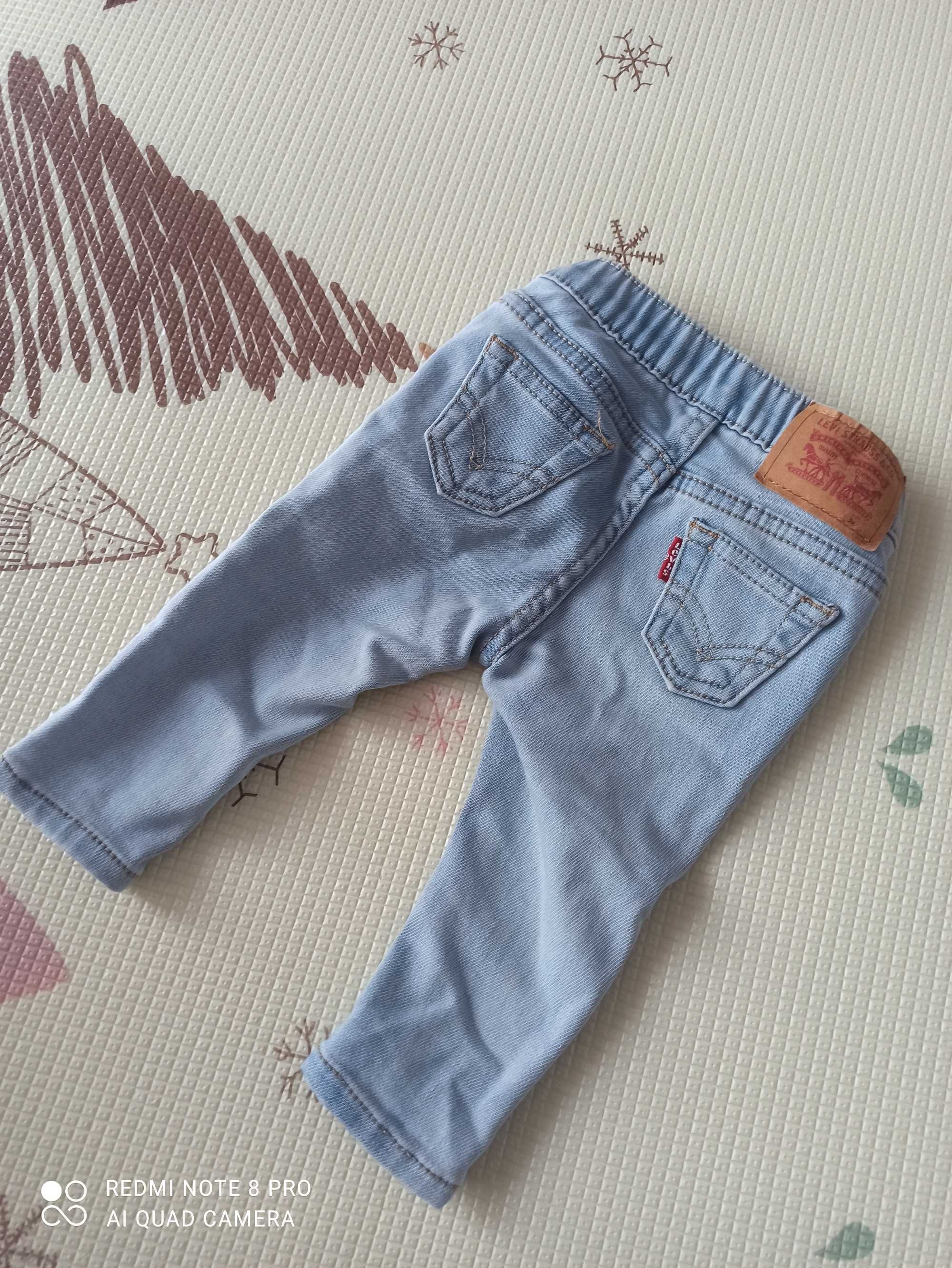 Spodnie jeansy Levis rozmiar 62