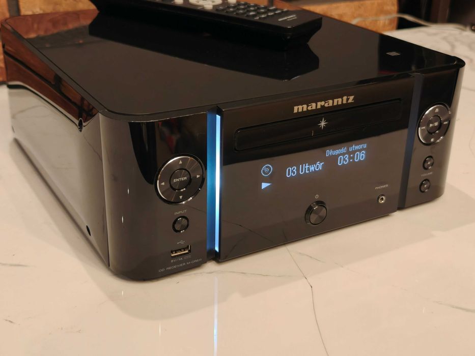 Amplituner, odtwarzacz sieciowy Marantz M-CR611 Spotify Bluetooth